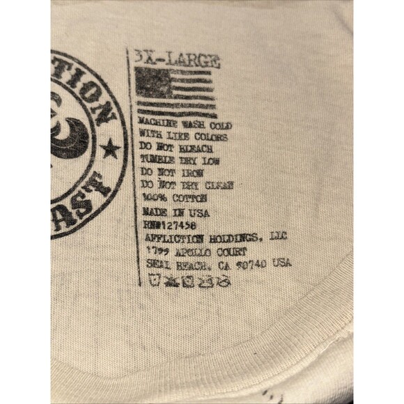 Affliction Men's T-shirt XXXL Black Night Four Horseman Nazgul Ringwraiths - Picture 14 of 16